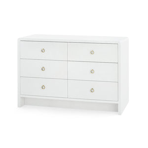 Linen Extra Large 6-Drawer in White Linen | Bryant Collection | Villa & House