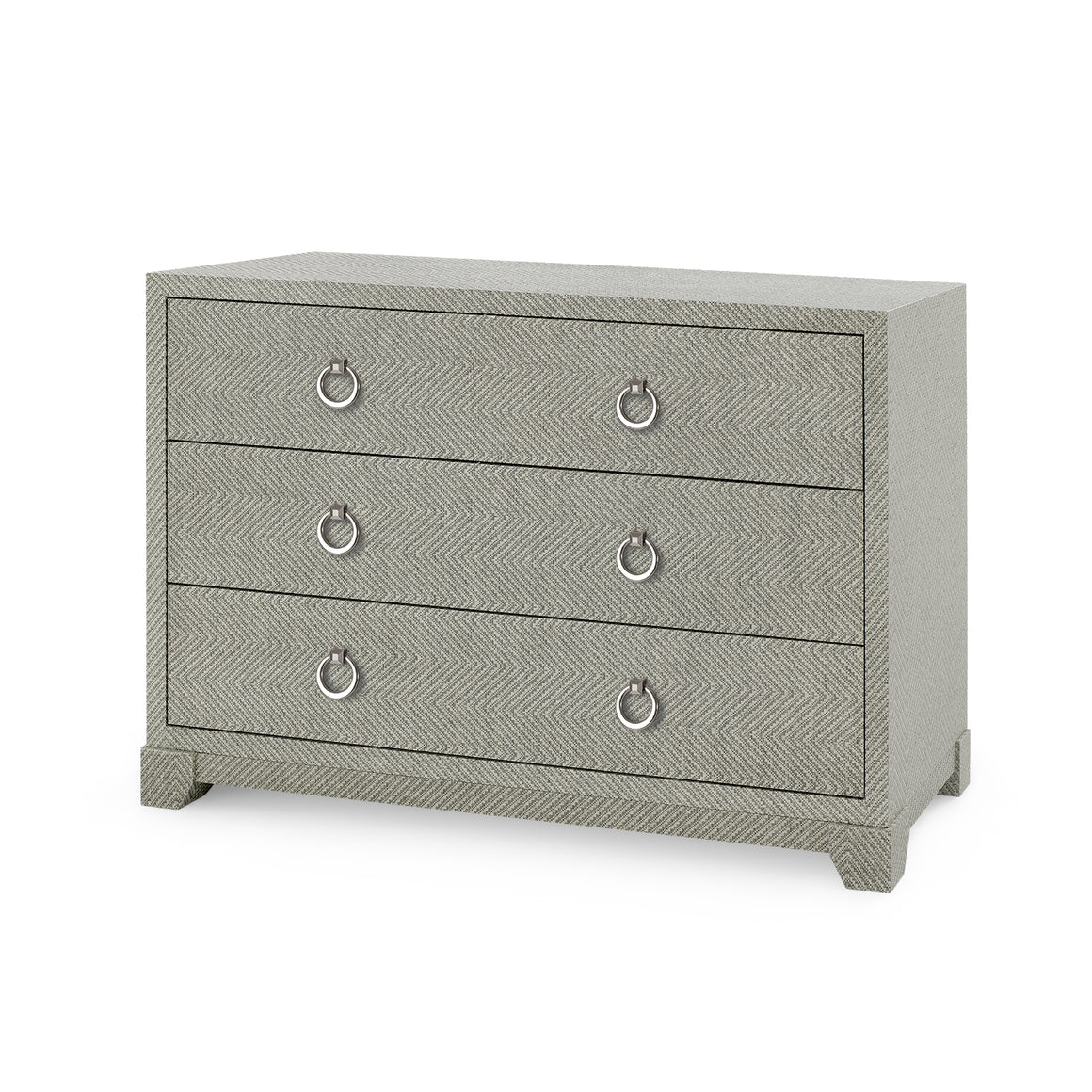 Large 3-Drawer in Gray Tweed | Brittany Collection | Villa & House