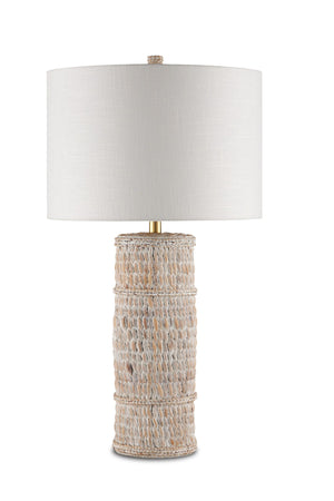 Currey and Company Azores White Table Lamp