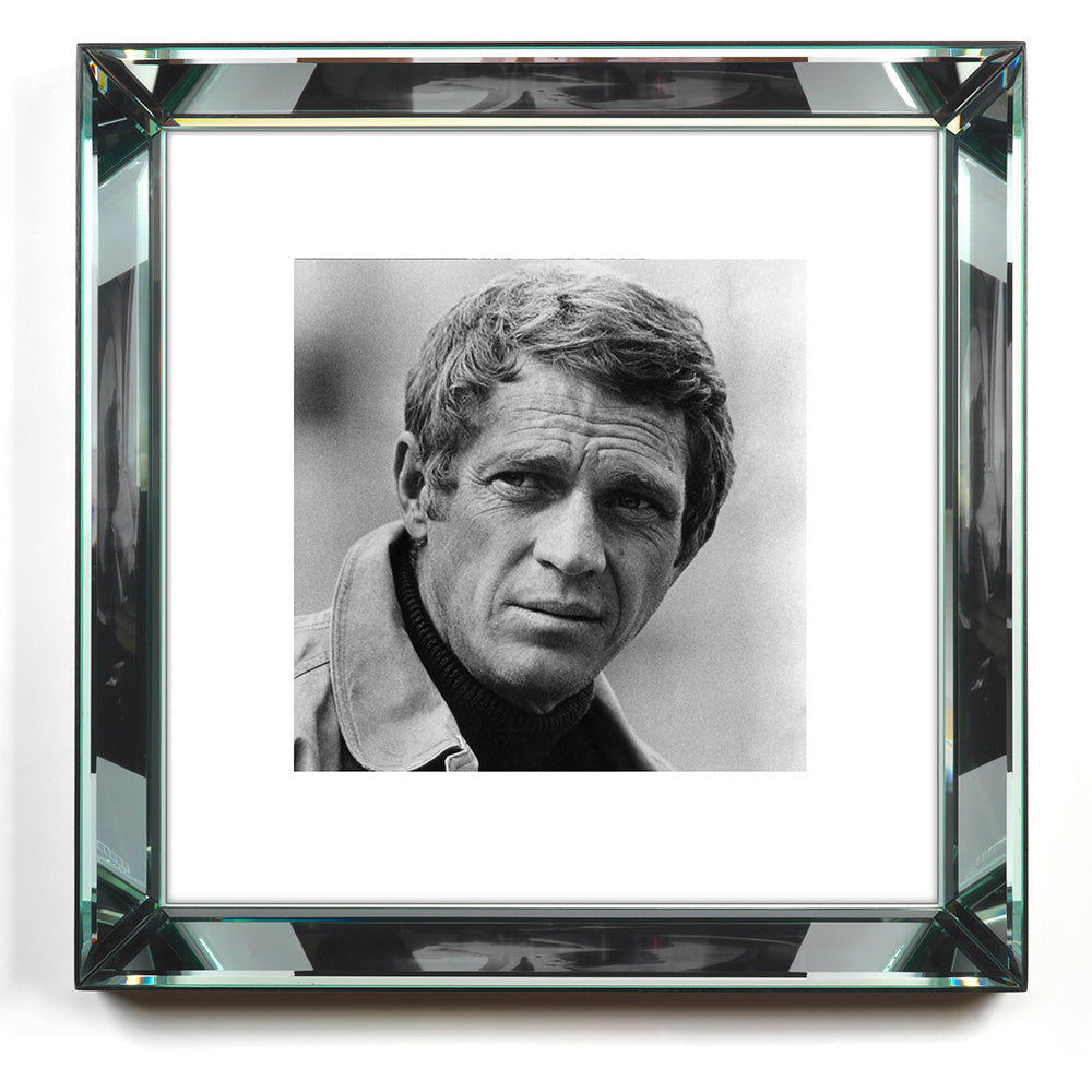 Worlds Away Beveled Mirror Frame Wall Art – McQueen Portrait