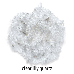 18" Lily Beaded Quartz Chandelier – 5 Colors