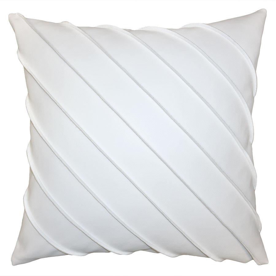 Briar Cal Vinly White Pillow
