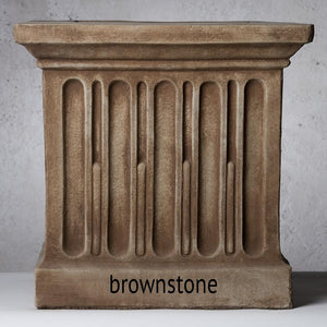 Rectangular Column Fountain - Greystone (Additional Patinas Available)