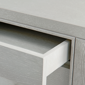 5-Drawer Desk in Gray | Paola Collection | Villa & House