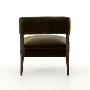 Gary Club Chair - Olive Green