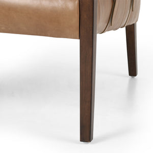 Bauer Leather Chair - Warm Taupe Dakota