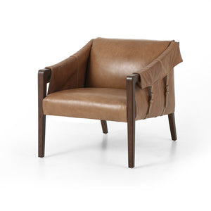 Bauer Leather Chair - Warm Taupe Dakota