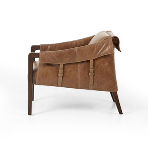 Bauer Leather Chair - Warm Taupe Dakota