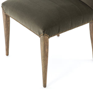 Nate Dining Chair - Sage Green Velvet