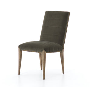 Nate Dining Chair - Sage Green Velvet