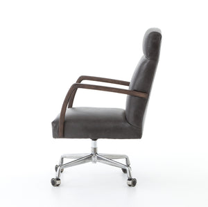 Bryson Desk Chair - Chaps Ebony