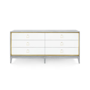 Extra Large 6-Drawer in Gray Lacquered | Cameron Collection | Villa & House