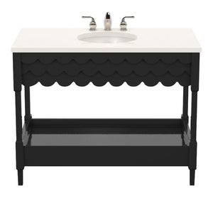 Capri Large Lacquer Vanity – Black (Additional Colors Available)
