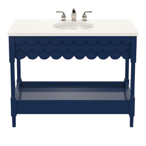 Capri Large Lacquer Vanity – Club Navy (Additional Colors Available)