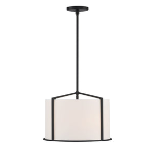 Carlyn 4 Light Black Pendant