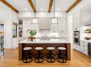 Carlyn 4 Light Black Pendant