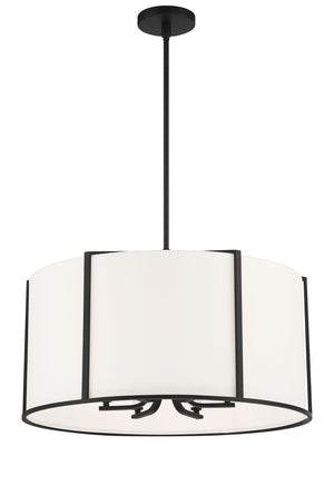 Carlyn 6 Light Black Pendant