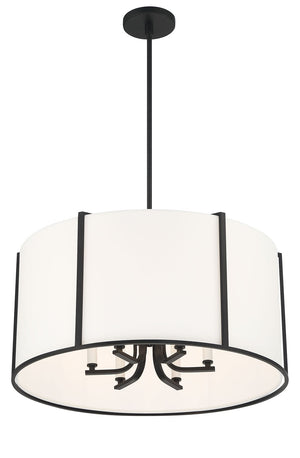 Carlyn 6 Light Black Pendant