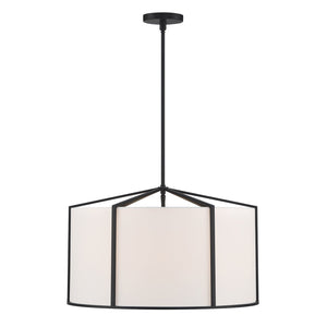 Carlyn 6 Light Black Pendant