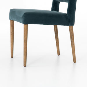 Joseph Dining Chair - Teal Velvet