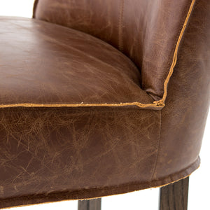 Aria Counter Stool - Sienna Chestnut Leather