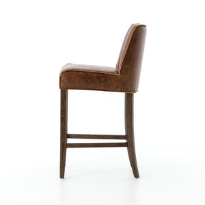 Aria Counter Stool - Sienna Chestnut Leather