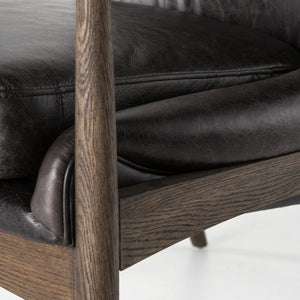 Braden Leather Chair - Durango Smoke