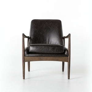 Braden Leather Chair - Durango Smoke
