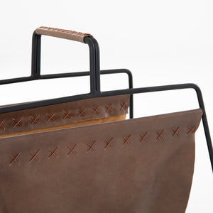 Aesop Magazine Rack - Patina Brown