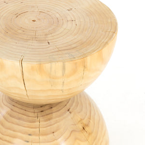 Aliza End Table-Natural pine