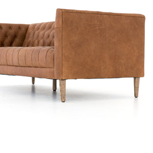Williams Leather Sofa  - Nat Wash Camel