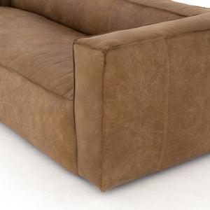 Nolita Reverse Stitch Sofa-99"-Nat Wash