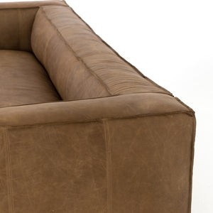 Nolita Reverse Stitch Sofa-99"-Nat Wash