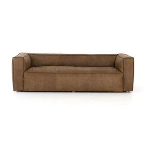Nolita Reverse Stitch Sofa-99"-Nat Wash