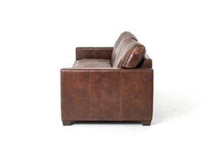 Larkin Leather Sofa - Cigar Brown