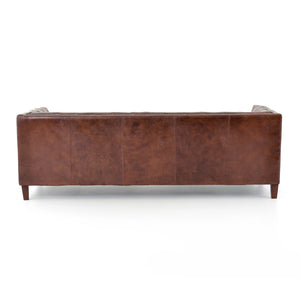 Abbott  Leather Sofa - Cigar