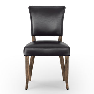 Mimi Leather Dining Chair - Black