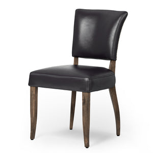 Mimi Leather Dining Chair - Black
