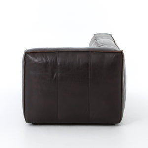 Nolita Leather Sectional Right Arm Facing - Black