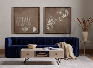 Augustine Sofa-97"-Sapphire Navy