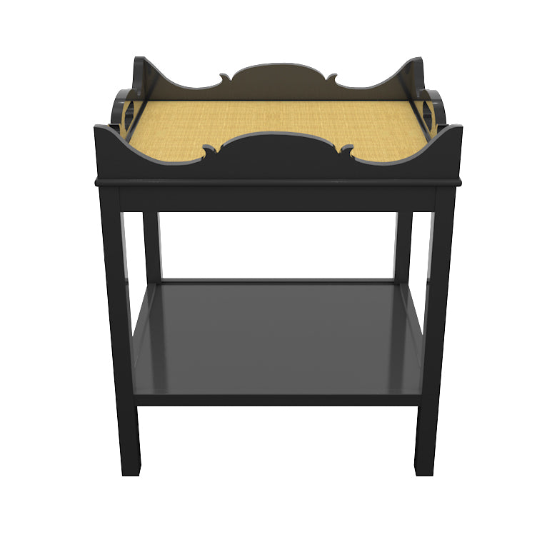 Charleston Lacquer Side Table - Black (Additional Colors Available)
