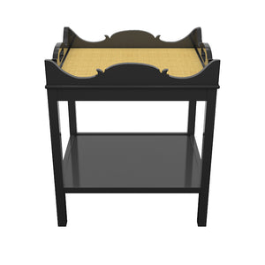 Charleston Lacquer Side Table - Black (Additional Colors Available)