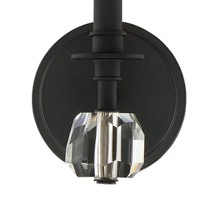 Chimes 1 Light Aged Brass Wall Mount