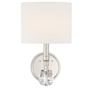 Chimes 1 Light Aged Brass Wall Mount