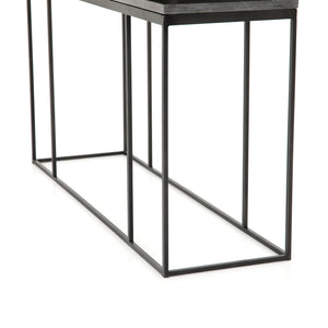 Harlow Iron Console Table - Bluestone