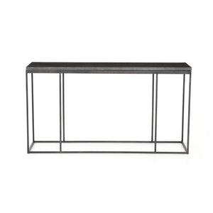 Harlow Iron Console Table - Bluestone