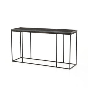 Harlow Iron Console Table - Bluestone