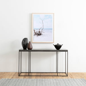 Harlow Iron Console Table - Bluestone