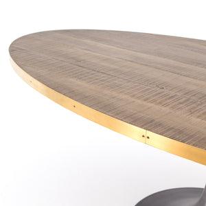 Evans 98" Modern Oval Dining Table