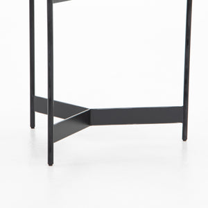 Nathaniel Round Industrial End Table